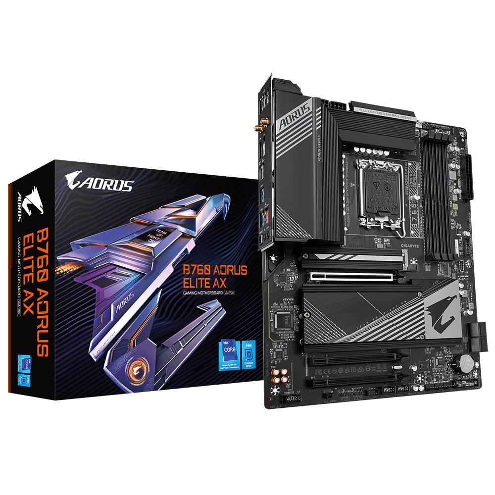 Gigabyte B760 AORUS ELITE AX scheda madre Intel B760 LGA 1700 ATX